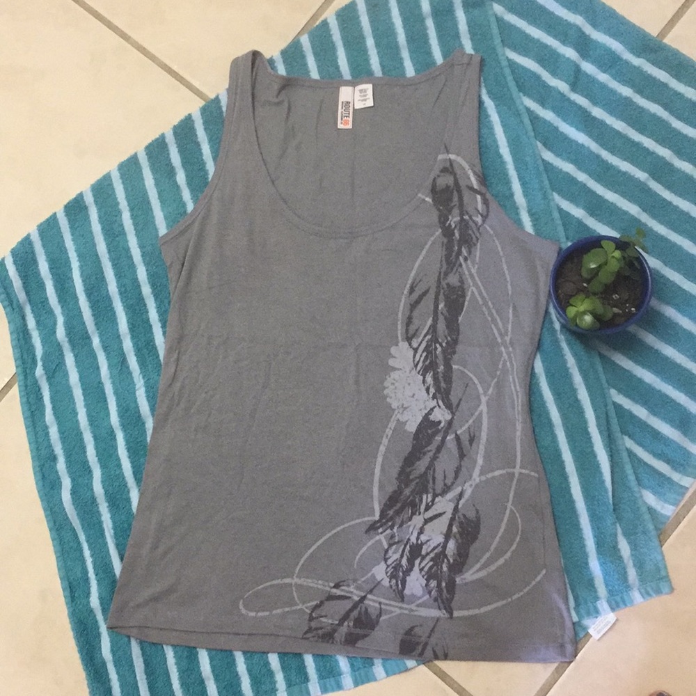 Gray tank size L